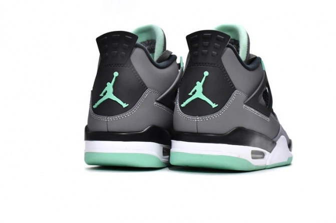 1st Kicks Shoes Retro Jordan Glow 4 Green 308497-033 Air 0817